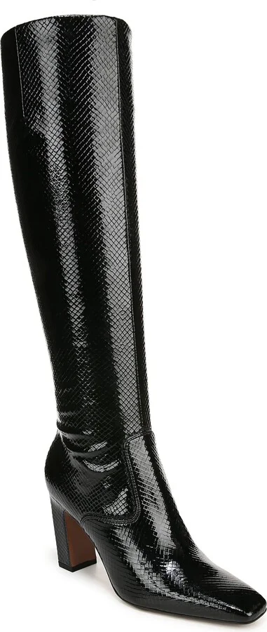 Bowman Snakeskin Embossed Knee High Boot