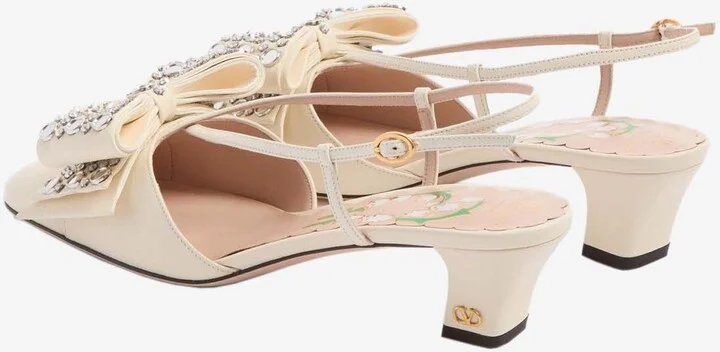 Bowow 45 Crystal Embellished Slingback Pumps - Image 2
