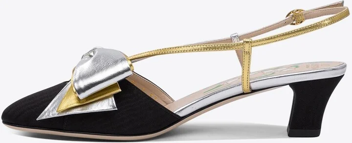 Bowow 45 Slingback Leather Pumps - Image 2