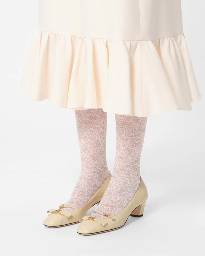 Bowow Croco Mary Jane Pumps - Image 8