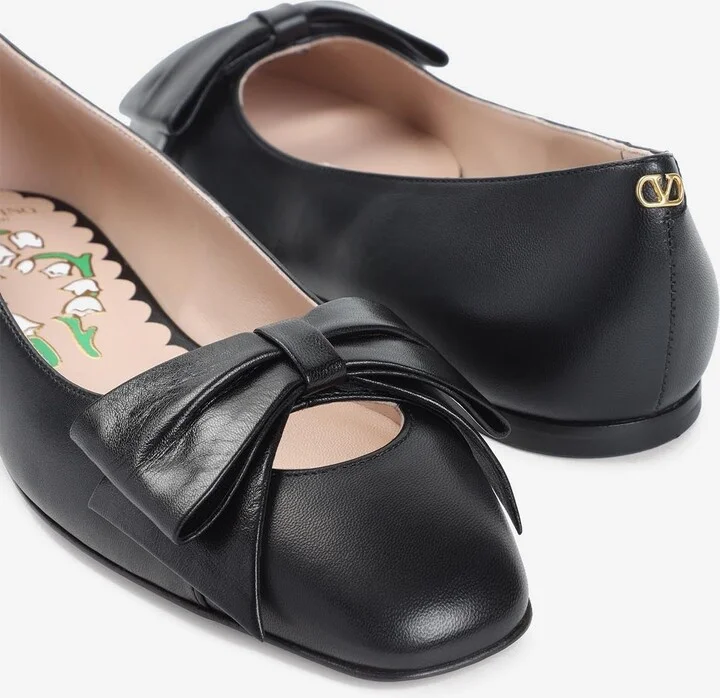 Bowow Leather Ballet Flats - Image 3
