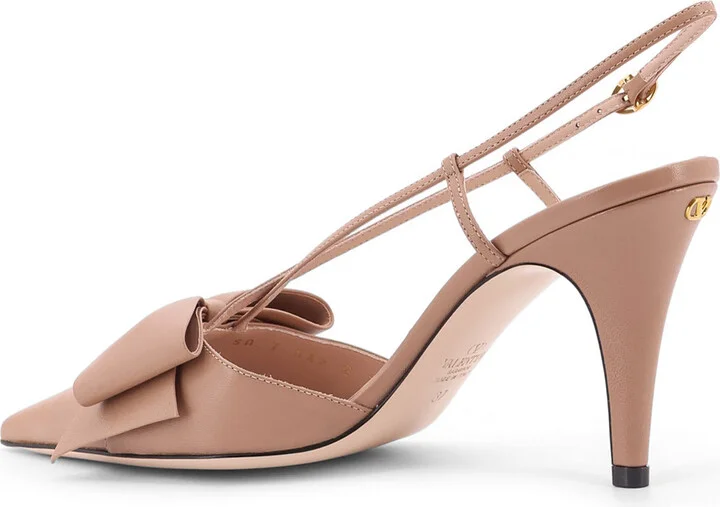 Bowow Leather Decolleté Slingback - Image 3