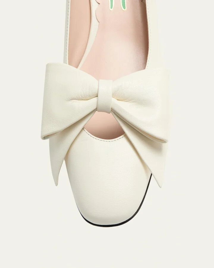 Bowow Leather Pumps - Image 4