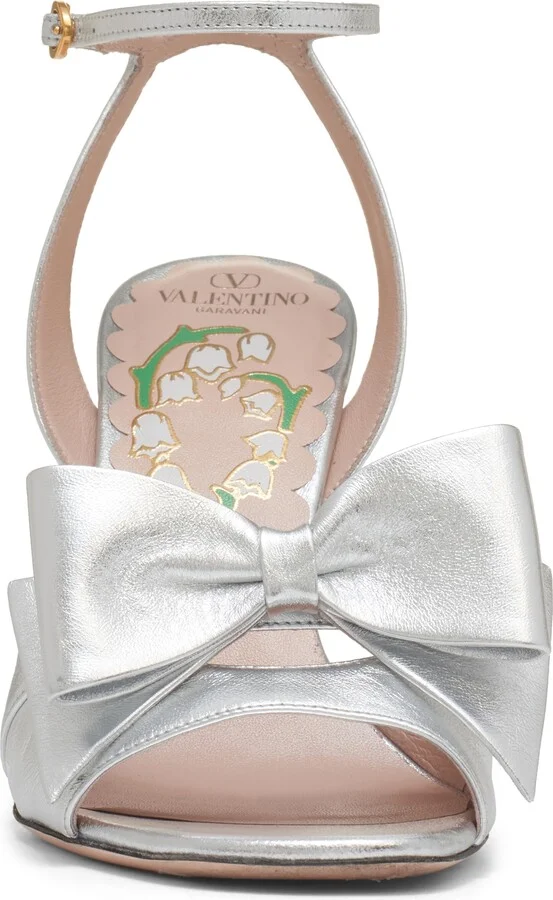 Bowow Metallic Ankle Strap Sandal - Image 4