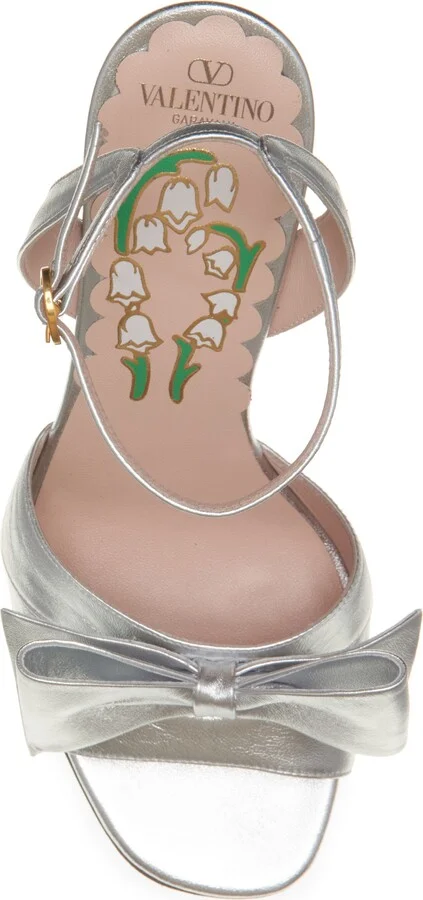 Bowow Metallic Ankle Strap Sandal - Image 5