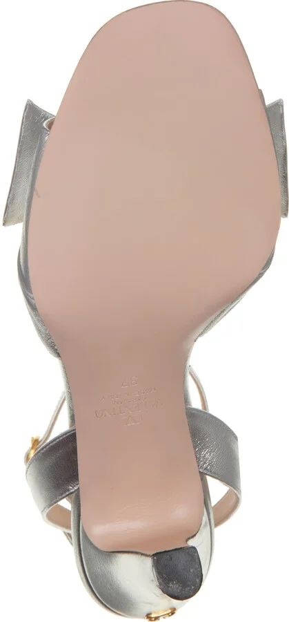 Bowow Metallic Ankle Strap Sandal - Image 6
