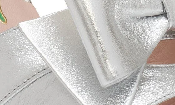 Bowow Metallic Ankle Strap Sandal - Image 7
