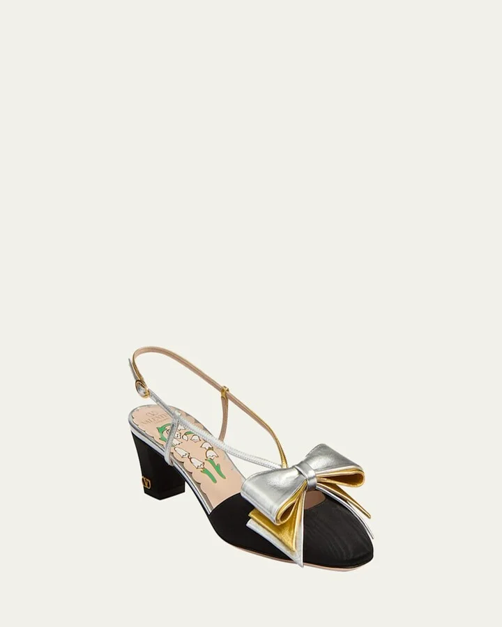 Bowow Moire 45MM Slingback Pumps - Image 2