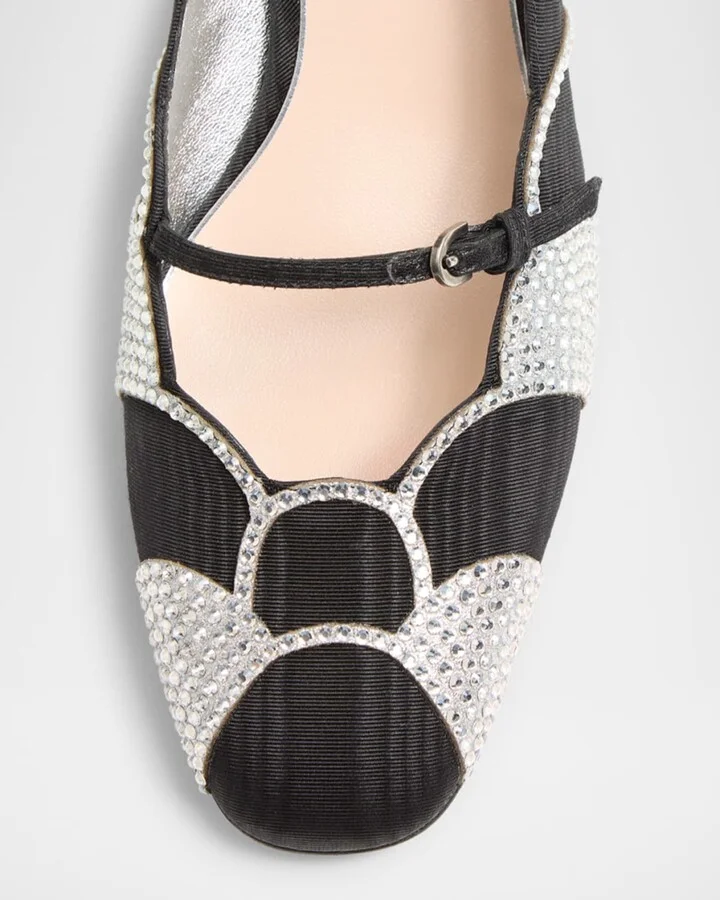 Bowow Moire Strass Pumps - Image 2