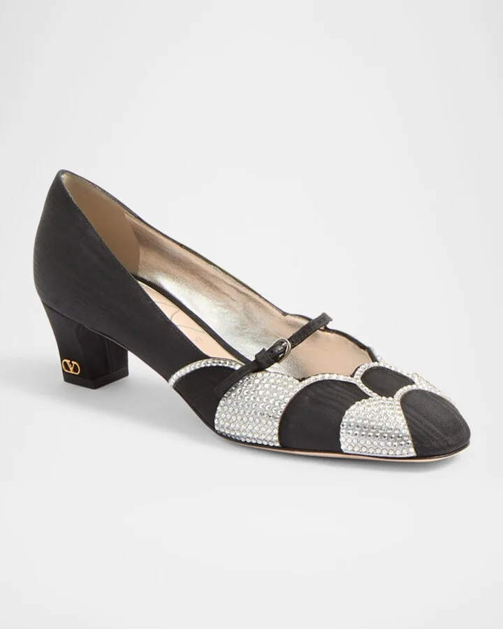 Bowow Moire Strass Pumps - Image 3