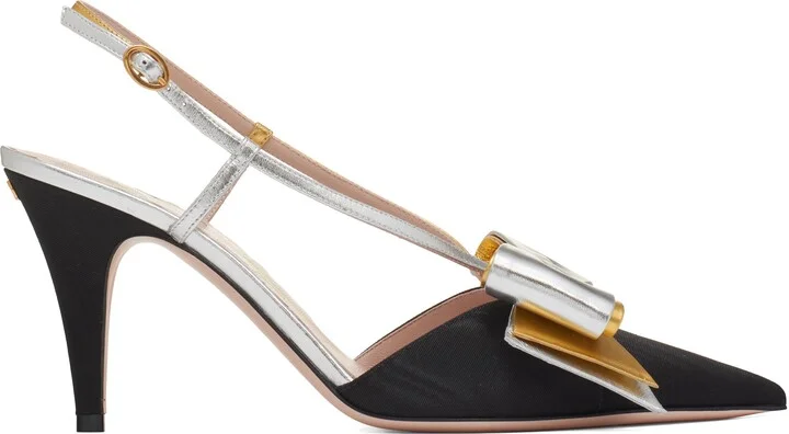 Bowow Pointed Toe Slingback Pump - Image 3