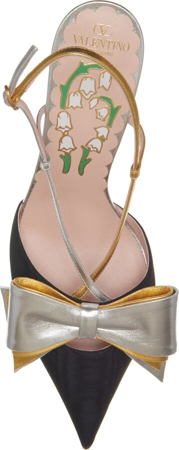 Bowow Pointed Toe Slingback Pump - Image 5