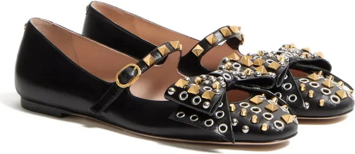 Bowow studded ballerina shoes - Image 2