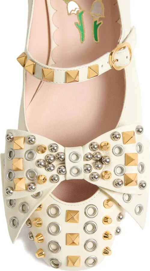 Bowow studded ballerina shoes - Image 5