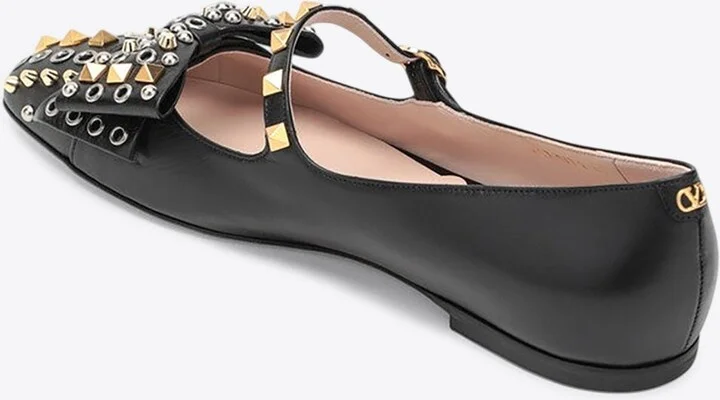 Bowow Studded Mary-Jane Ballet Flats - Image 2