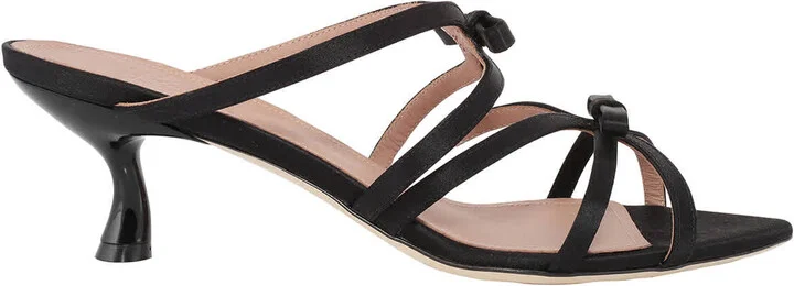Bowrama Satin Sandals