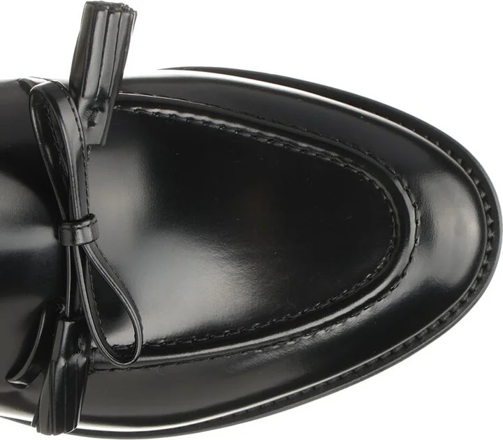 Bowshire Moccasin In Shiny Calfskin - Image 4