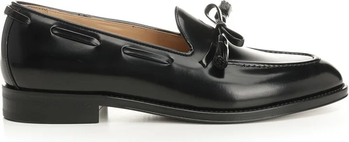Bowshire Moccasin In Shiny Calfskin