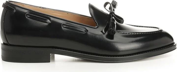 Bowshire Moccasin In Shiny Calfskin Scarpe Basse Black