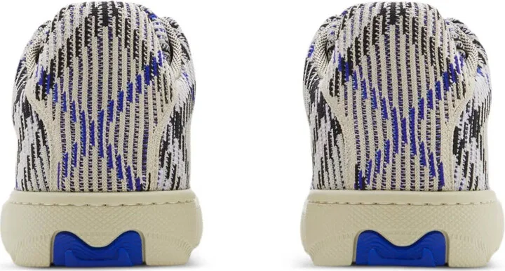 Box checked knitted sneakers - Image 2