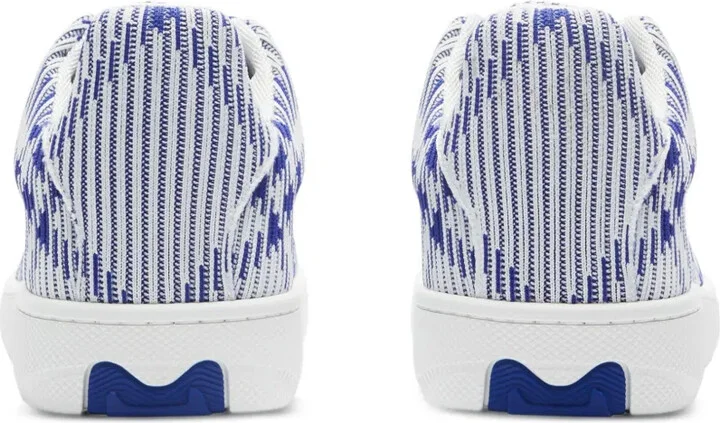 Box checked leather sneakers - Image 3