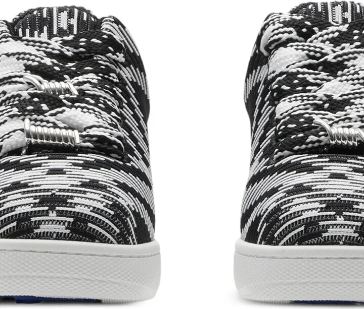 Box checked sneakers - Image 2