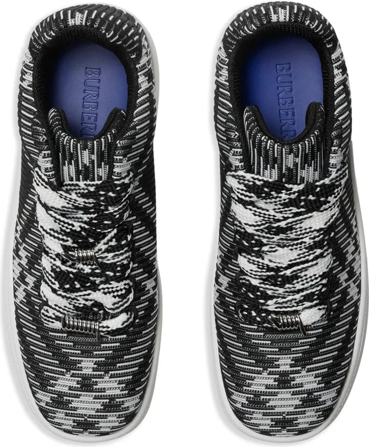 Box checked sneakers - Image 5