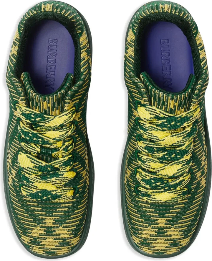 Box checked sneakers - Image 4