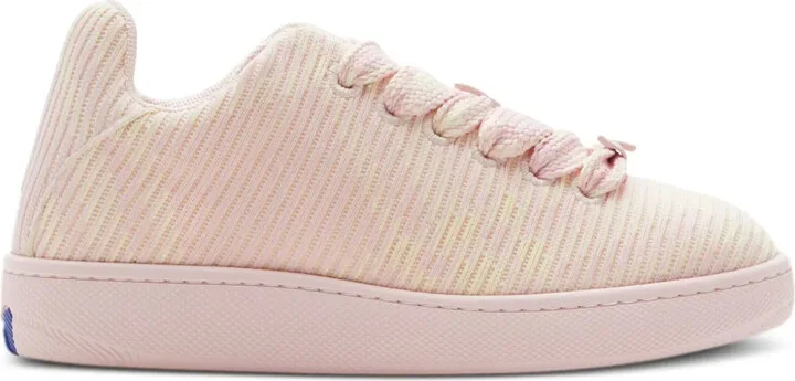 Box checked sneakers