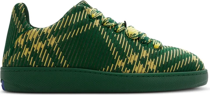 Box checked sneakers