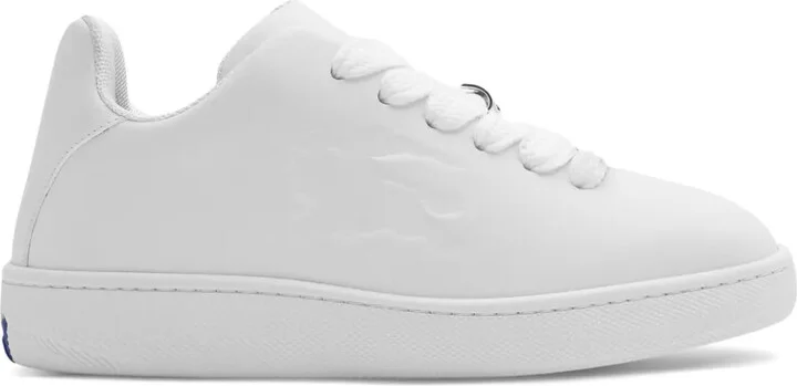 Box leather sneakers