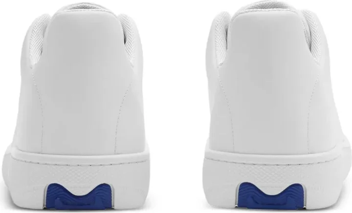 Box logo-debossed leather sneakers - Image 3