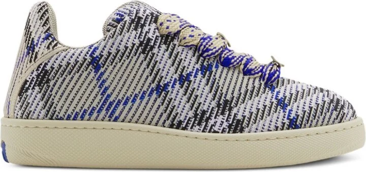Box Plaid-Check Sneakers