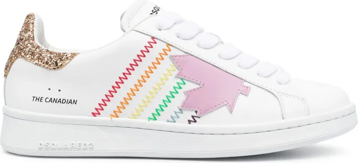 Boxer contrast-stitch sneakers