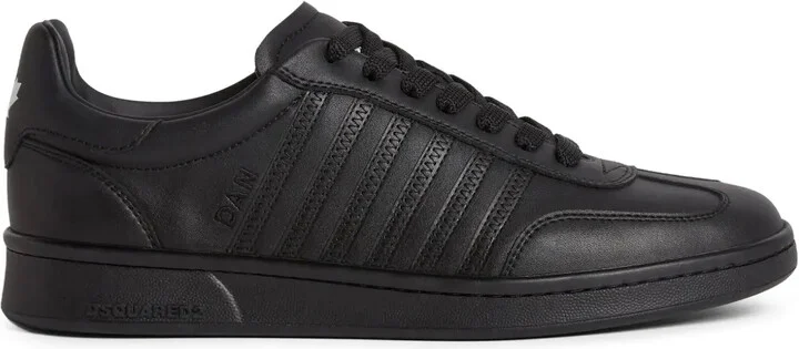 Boxer leather sneakers