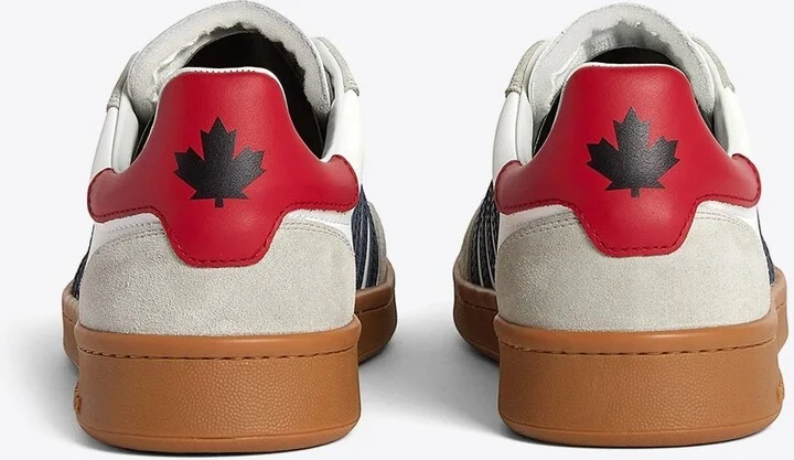 Boxer Paneled Leather Sneakers - Image 2
