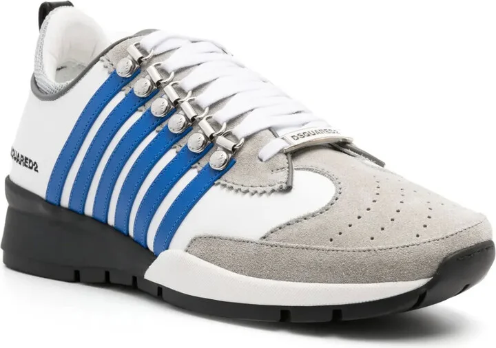 Boxer striped low-top sneakers - Image 2