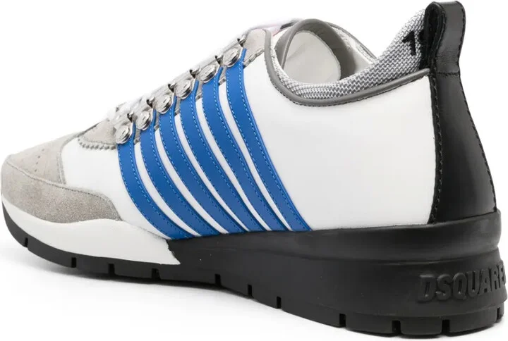 Boxer striped low-top sneakers - Image 3