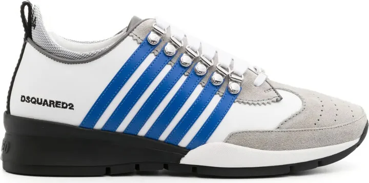 Boxer striped low-top sneakers