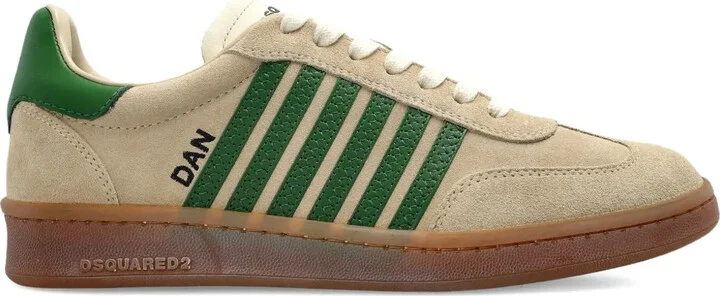 Boxer striped suede sneakers
