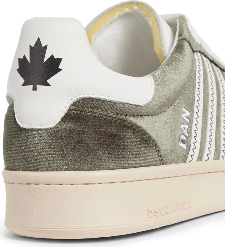 Boxer velvet low-top sneakers - Image 4