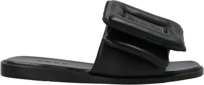 Boyy Oversized Puffy Buckle Sandals