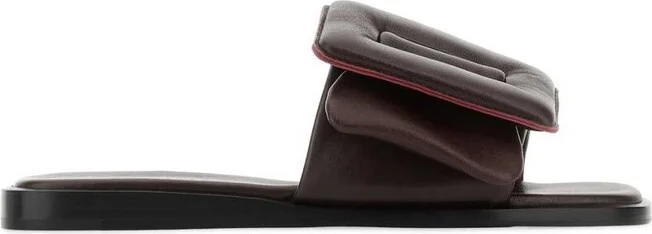 Boyy Oversized Puffy Buckle Sandals