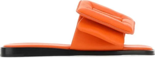 Boyy Oversized Puffy Buckle Sandals