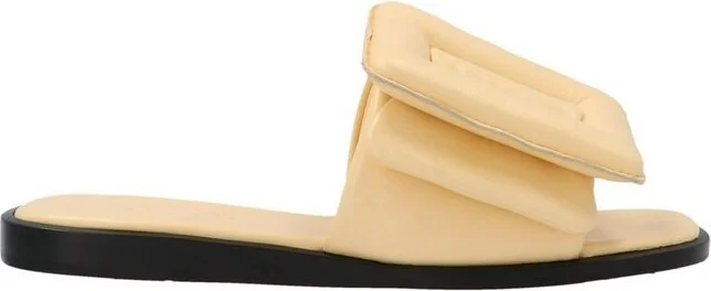 Boyy Oversized Puffy Buckle Sandals