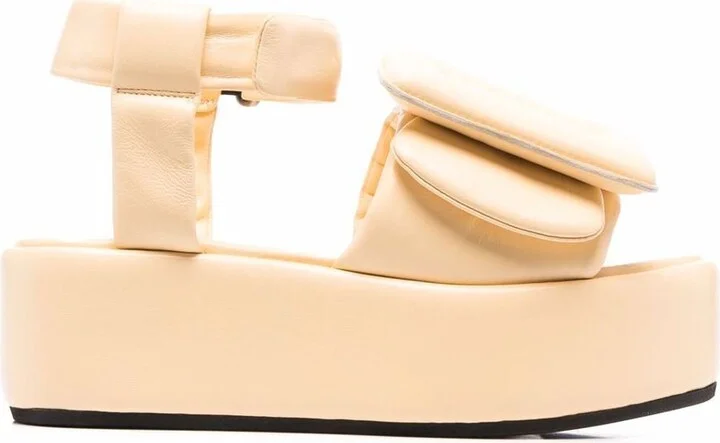 Boyy Puffy Platform Leather Sandals