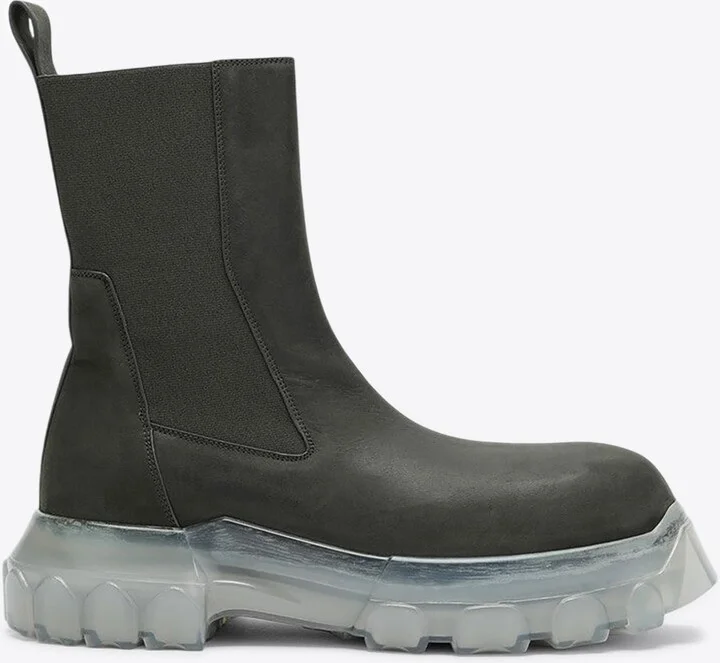 Bozo Tractor Leather Ankle Boots