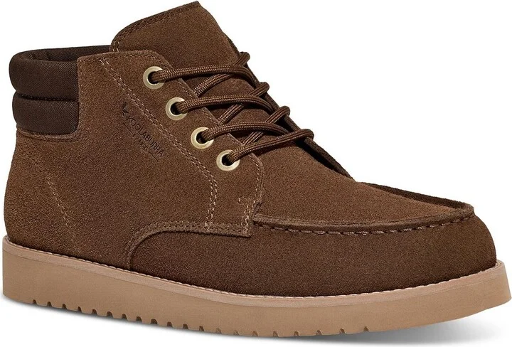 Braan Mens Two Tone Man Made Derby Shoes