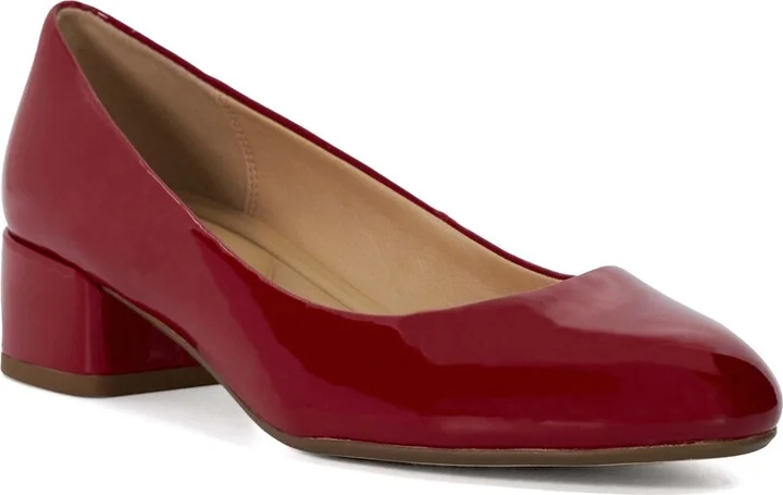 Bracket Almond Toe Pump
