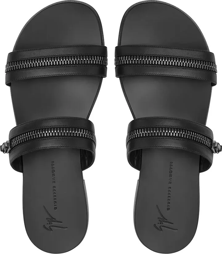 Brad zip-detail sandals - Image 4